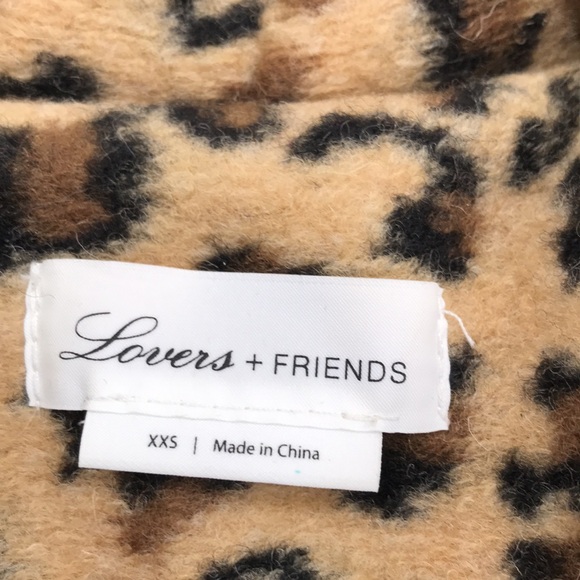 Lovers + Friends Brynlee Jacket In Cheetah Size XXS - Picture 4 of 12